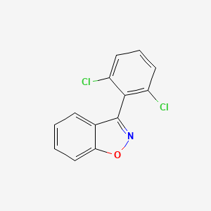 molecular formula C13H7Cl2NO B3359870 3-(2,6-Dichlorophenyl)-1,2-benzoxazole CAS No. 87828-92-0