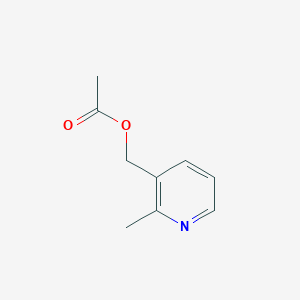 molecular formula C9H11NO2 B3359889 (2-Methylpyridin-3-yl)methyl acetate CAS No. 87851-05-6