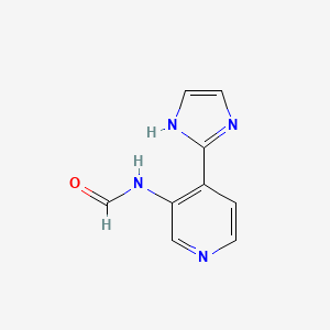 N-(4-(1H-imidazol-2-yl)pyridin-3-yl)formamide