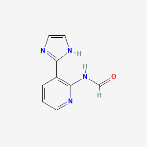 N-(3-(1H-imidazol-2-yl)pyridin-2-yl)formamide