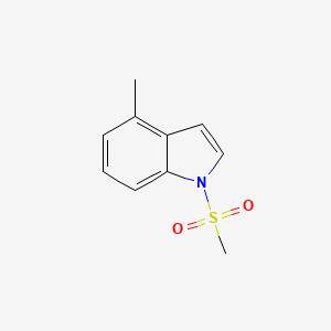 1H-Indole, 4-methyl-1-(methylsulfonyl)-