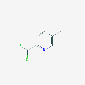 molecular formula C7H7Cl2N B3360027 2-(Dichloromethyl)-5-methylpyridine CAS No. 88237-10-9