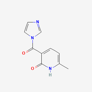 3-(imidazole-1-carbonyl)-6-methyl-1H-pyridin-2-one