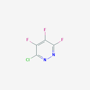 molecular formula C4ClF3N2 B3360278 3-Chloro-4,5,6-trifluoropyridazine CAS No. 88692-18-6