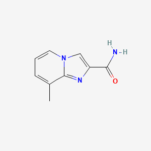 molecular formula C9H9N3O B3360318 8-Methylimidazo[1,2-A]pyridine-2-carboxamide CAS No. 88751-03-5
