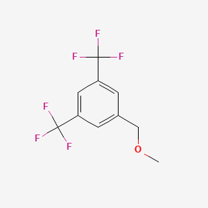 molecular formula C10H8F6O B3360332 1-(Methoxymethyl)-3,5-bis(trifluoromethyl)benzene CAS No. 887577-31-3