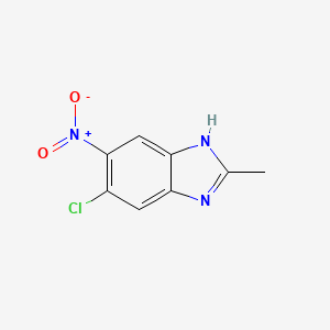 6-chloro-2-methyl-5-nitro-1H-benzimidazole