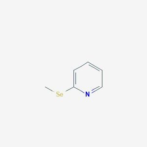 molecular formula C6H7NSe B3360363 Pyridine, 2-(methylseleno)- CAS No. 88871-79-8