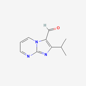 2-(Propan-2-yl)imidazo[1,2-a]pyrimidine-3-carbaldehyde