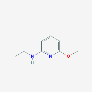 molecular formula C8H12N2O B3360447 2-Pyridinamine, N-ethyl-6-methoxy- CAS No. 89026-75-5