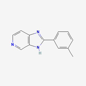 molecular formula C13H11N3 B3360499 2-(m-Tolyl)-1H-imidazo[4,5-c]pyridine CAS No. 89074-96-4