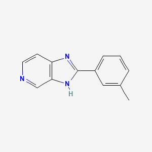 B3360499 2-(3-methylphenyl)-3H-imidazo[4,5-c]pyridine CAS No. 89074-96-4