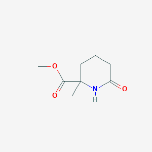 B3360522 Methyl 2-methyl-6-oxopiperidine-2-carboxylate CAS No. 89115-90-2