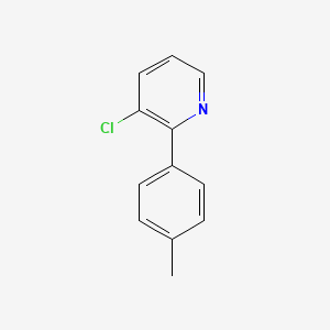 molecular formula C12H10ClN B3360564 3-Chloro-2-(p-tolyl)pyridine CAS No. 892482-36-9
