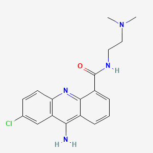 4-Acridinecarboxamide, 9-amino-7-chloro-N-[2-(dimethylamino)ethyl]-