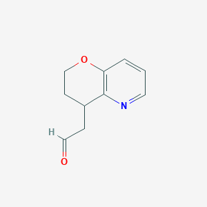 2H-Pyrano[3,2-b]pyridine-4-acetaldehyde, 3,4-dihydro-
