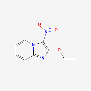 molecular formula C9H9N3O3 B3360743 2-Ethoxy-3-nitroimidazo[1,2-a]pyridine CAS No. 89717-70-4