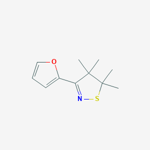 Isothiazole, 3-(2-furanyl)-4,5-dihydro-4,4,5,5-tetramethyl-