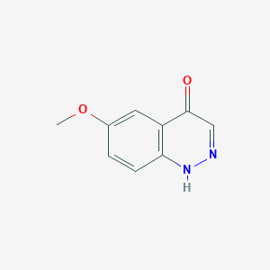 molecular formula C9H8N2O2 B3360963 6-Methoxycinnolin-4-ol CAS No. 90417-26-8