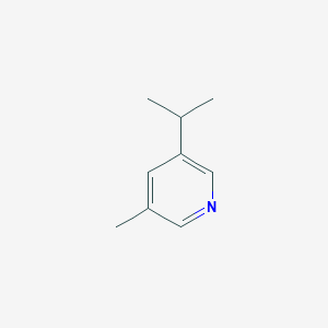 molecular formula C9H13N B3360992 3-Isopropyl-5-methylpyridine CAS No. 90554-38-4