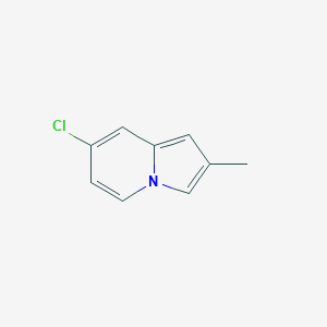 molecular formula C9H8ClN B3361202 7-Chloro-2-methylindolizine CAS No. 917760-85-1