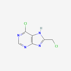 6-chloro-8-(chloromethyl)-7H-purine