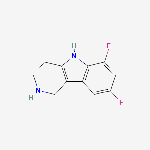 6,8-Difluoro-2,3,4,5-tetrahydro-1H-pyrido[4,3-b]indole