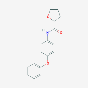 molecular formula C17H17NO3 B336165 N-(4-phenoxyphenyl)tetrahydro-2-furancarboxamide 