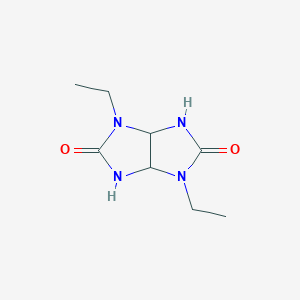 molecular formula C8H14N4O2 B033619 Imidazo[4,5-d]imidazole-2,5(1H,3H)-dione, 1,4-diethyltetrahydro- CAS No. 103232-71-9