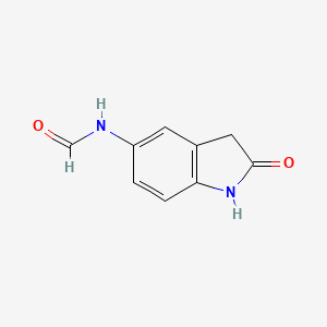 molecular formula C9H8N2O2 B3361979 N-(2-oxo-2,3-dihydro-1H-indol-5-yl)-formamide CAS No. 945379-35-1