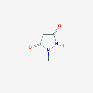 molecular formula C4H6N2O2 B3362438 1-Methylpyrazolidine-3,5-dione CAS No. 99170-99-7