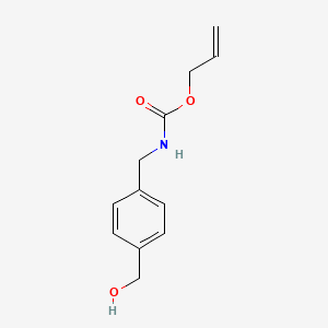 molecular formula C12H15NO3 B3362749 Allyl 4-(hydroxymethyl)benzylcarbamate CAS No. 1007859-08-6
