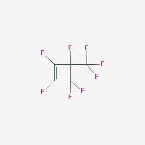 molecular formula C5F8 B033631 Cyclobutene, 1,2,3,3,4-pentafluoro-4-(trifluoromethyl)- CAS No. 105311-66-8
