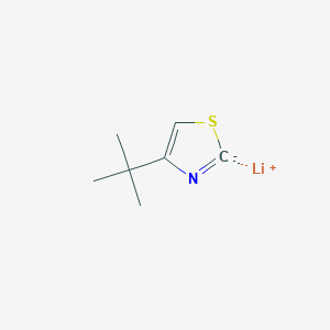 molecular formula C7H10LiNS B033632 lithium;4-tert-butyl-2H-1,3-thiazol-2-ide CAS No. 107531-44-2