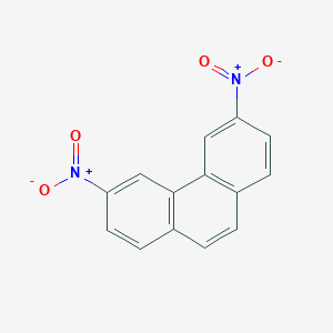 molecular formula C14H8N2O4 B033633 3,6-Dinitrophenanthrene CAS No. 100527-20-6