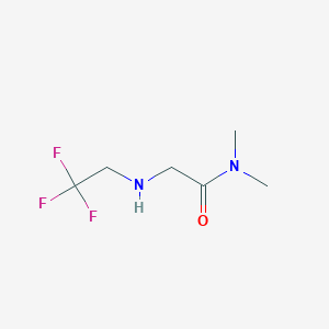 N,N-dimethyl-2-[(2,2,2-trifluoroethyl)amino]acetamide