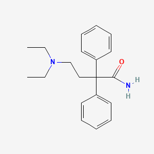 Butyramide, 4-diethylamino-2,2-diphenyl-