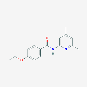 molecular formula C16H18N2O2 B336342 N-(4,6-dimethyl-2-pyridinyl)-4-ethoxybenzamide 
