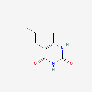Uracil, 6-methyl-5-propyl-