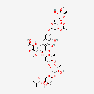 molecular formula C58H84O26 B3363464 Antibiotic A-649 CAS No. 102647-16-5