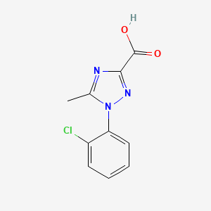 1-(2-chlorophenyl)-5-methyl-1H-1,2,4-triazole-3-carboxylic acid