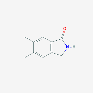 molecular formula C10H11NO B033635 5,6-Dimethylisoindolin-1-one CAS No. 110568-65-5