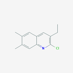 2-Chloro-3-ethyl-6,7-dimethylquinoline