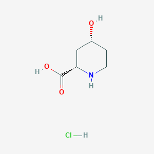 (2S,4R)-4-Hydroxypiperidine-2-carboxylic acid hydrochloride