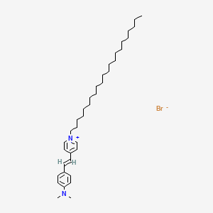 molecular formula C37H61BrN2 B3363630 4-{2-[4-(Dimethylamino)phenyl]ethenyl}-1-docosylpyridin-1-ium bromide CAS No. 103998-45-4
