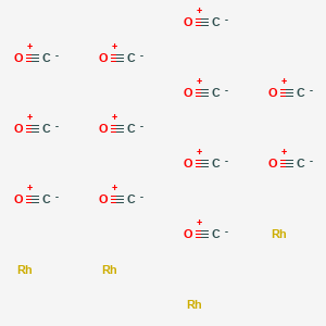 molecular formula C12O12Rh4 B033637 Tetrarhodium dodecacarbonyl CAS No. 19584-30-6