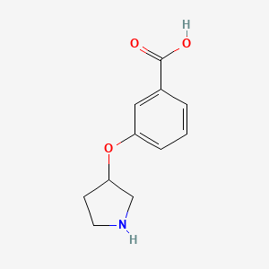3-(Pyrrolidin-3-yloxy)-benzoic acid