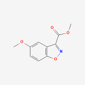 molecular formula C10H9NO4 B3364246 Methyl 5-methoxybenzo[d]isoxazole-3-carboxylate CAS No. 1123169-16-3