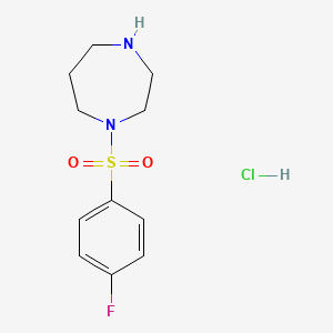 1-(4-Fluorobenzenesulfonyl)-1,4-diazepane hydrochloride