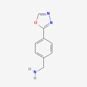 [4-(1,3,4-Oxadiazol-2-yl)phenyl]methanamine